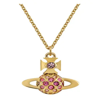 Vivienne Westwood - Willa Bas Relief Pendant Gold/ Light Rose