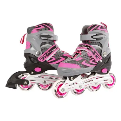 Street Rider Inline Skates Pink Adjustable Kids Roller Blade Skate Boot