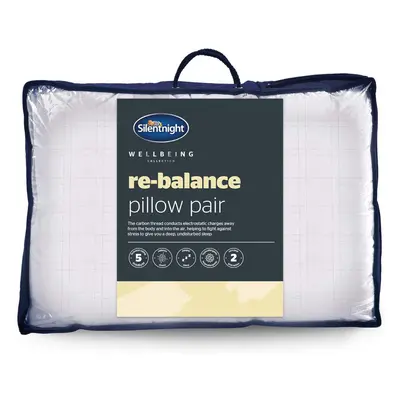 rebalance pillos 2pack Crafted with Carbon Thread to Facilitate a Deeper Undisturbed Sleep Mediu