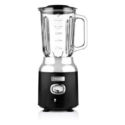 (Westinghouse Retro Food Blender - Watt Liquidiser Blender for Kitchen - Black) Westinghouse Ret