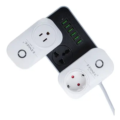 (EU Plug) WiFi 433MHz Dual Frequency Smart Socket APP Remote Control Works with Amazon AlexaGoog