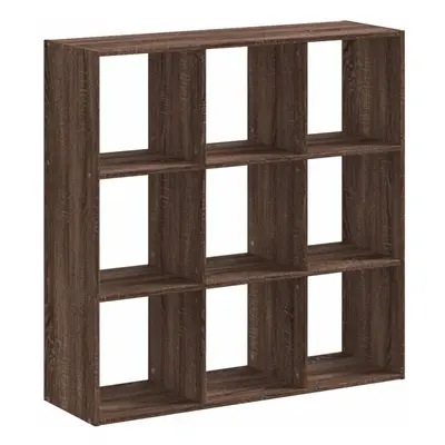 (brown oak, x x cm) vidaXL Bookcase Bookshelf Book Rack Storage Cabinet Engineered Wood