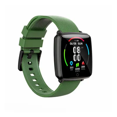 (Green) 1.3' Continuous Heart Rate Sports Mode WhatsApp Reminder IP68 Long Standby Smart Watch