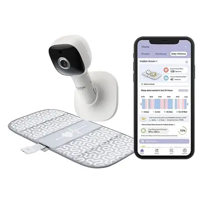 Hubble Dream+ Wi-Fi Video Baby Camera,Sensor Mat, Breathing Heart Rate