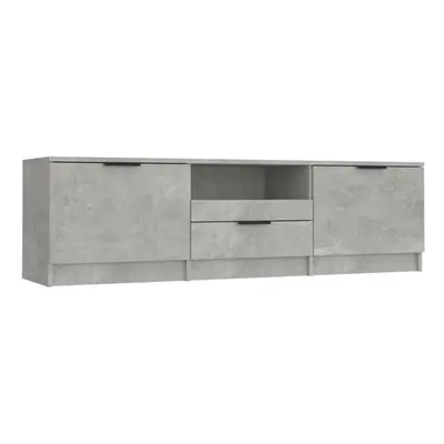 (concrete grey) vidaXL TV Cabinet Engineered Wood Living Room Indoor Media Unit Multi Colours