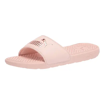 PUMA womens Cool Cat Slide Sandal Cloud Pink-rose Gold US