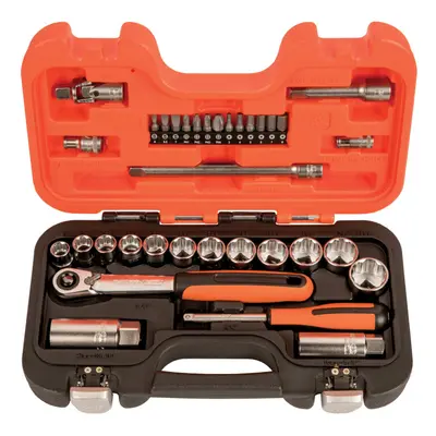 Bahco SL34 3/8in Drive Socket & Mech Set of Metric