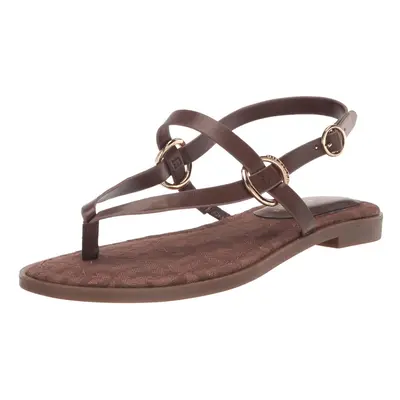 Tommy Hilfiger Women's Missie Sandal Dark Chestnut