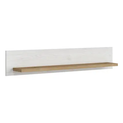 Celesto Shelf in White and Oak