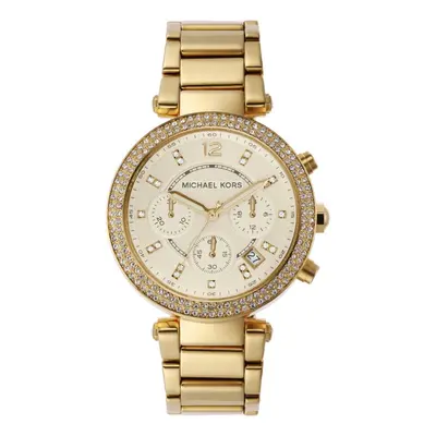 Michael Kors Parker Chronograph Gold-Tone Stainless Steel Women's Watc