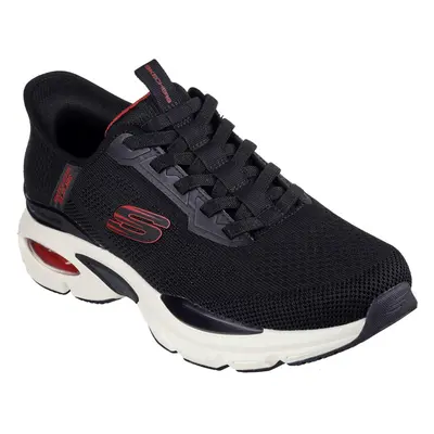 (12 UK, Black/Red) Skechers Mens Ventura Vanderway Skech-Air Trainers