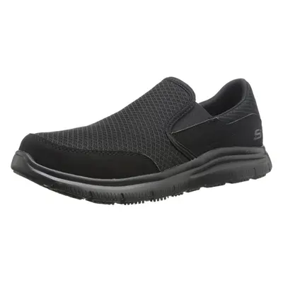 Skechers Mens Flex Advantage Slip Resistant Sr Mcallen Slip On Black