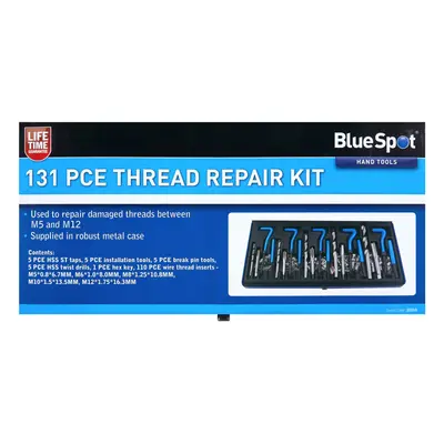 BlueSpot 131 Piece Thread Repair Kit