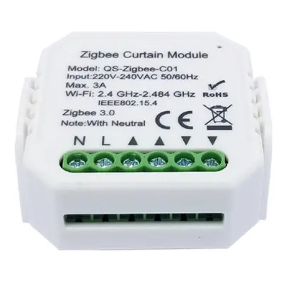 Smart APP Curtain Switch Module Controller Concealed Curtain Switch On-off Device 220-240V