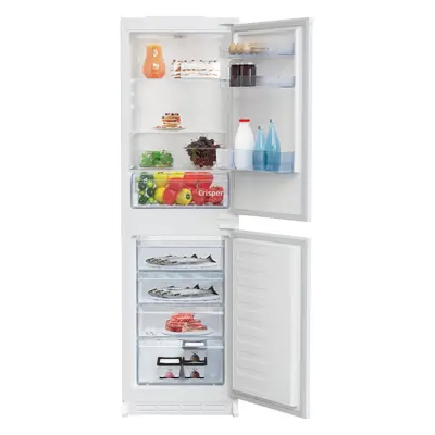 Beko Integrated 50/50 Fridge Freezer with Sliding Door Fixing Kit - White - E Rated