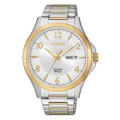 Citizen Quartz Mens Watch Stainless Steel Classic Two-Tone (Model: