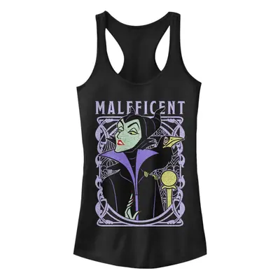 Disney Women's Villains Maleficent Color Junior's Racerback Tank Top