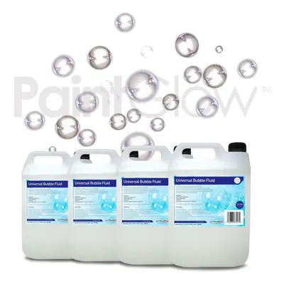 Bubble Fluid 4x5L bubble machine liquid fluid solution, party, DJ, disco