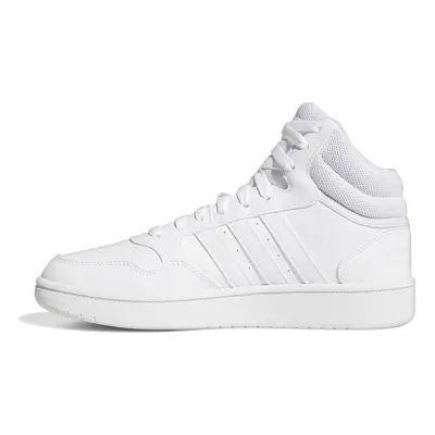 adidas Women's Hoops 3.0 Mid Top Basketball Shoe White/White/Dash Gre