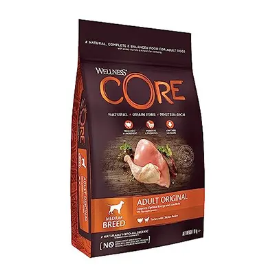 Wellness CORE Adult Original, Dry Dog Food, Dog Food Dry, Grain Free Dog Food, High Meat Content