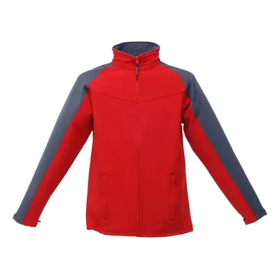 (XXXL, Classic Red/Seal Grey) Regatta Uproar Mens Softshell Wind Resistant Fleece Jacket