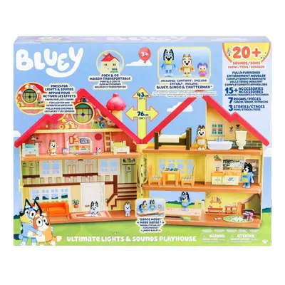 Bluey Ultimate Lights & Sounds Playhouse | Feature-Packed 3-Storey Set