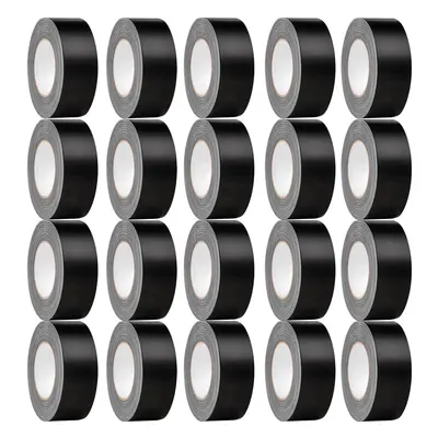 (20x Rolls) 50m Black Duct Tape, Premium Waterproof Backing