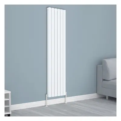 (1800x408mm Double, White) NRG Horizontal Vertical Flat Panel Designer Radiator Central Heating 