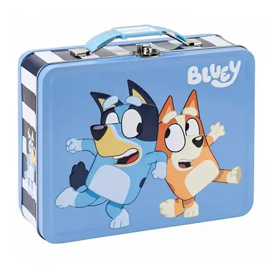 Bluey Bluey & Bingo Tin Lunchbox, Blue