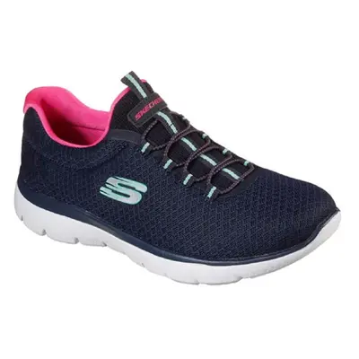 (UK Size 7) Skechers 12980NVHP Summits Ladies Slip on Sports Gym Walking Sneakers Trainers