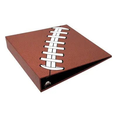 Pigskinz Textured 3-Ring Football Card Binder by All Star Products | Looks and Feels Like a Real