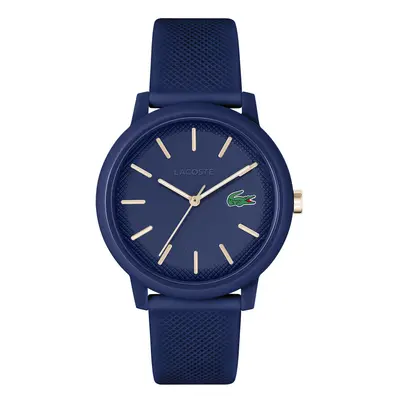 Lacoste 12.12 Men's Quartz Plastic Case and Silicone Strap Watch Colo