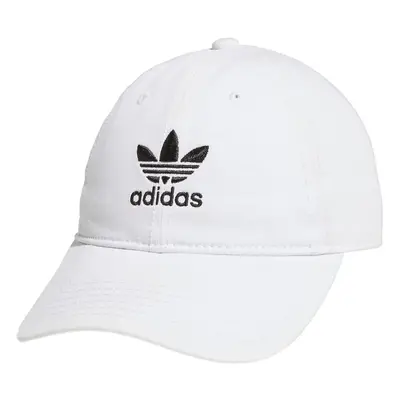 adidas Originals Women's Relaxed Fit Adjustable Strapback Cap White/B