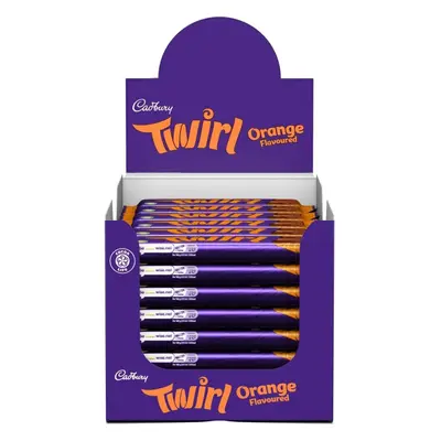 (Pack Of 48) Cadbury Twirl Orange Chocolate Bar, G Double