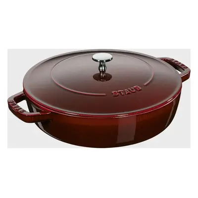 Deep braising pan with lid Staub - cm, Grenadine