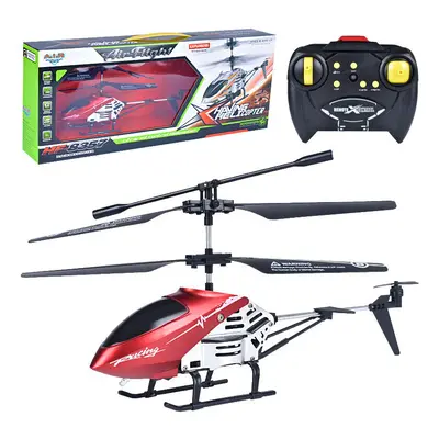 (Pink) 3.5CH Anti-collision Anti-fall Alloy RC Helicopter RTF for Children