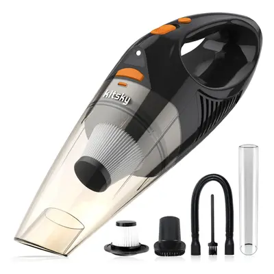 kitsky Handheld Cordless Vacuum Cleaner - Lightweight Car Vacuum Cleaner - with 12000pa Powerful