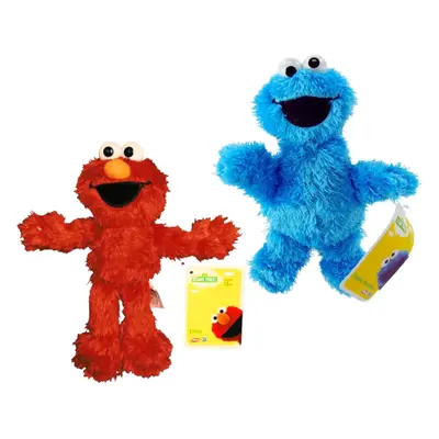 Sesame Street 6"" 15cm - 8"" 20cm Super Soft Gift Quality Plush Toy (8"" 20cm Elmo & Cookie)