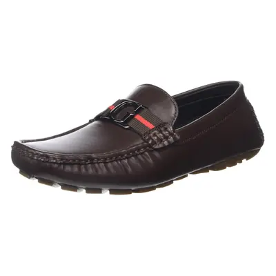 Guess Men's ASKERS Loafer Dark Brown