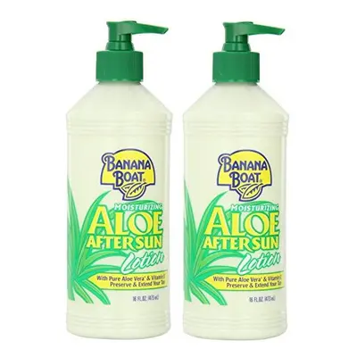 Banana Boat After Sun Lotion Aloe, Oz. (Pack of 2)