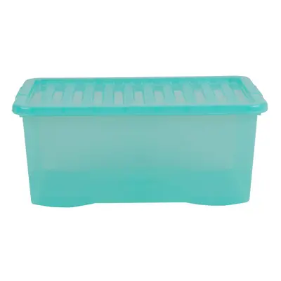 Wham x Crystal Liter Plastic Storage Box 60x40x25 cm - Tint Spearmint