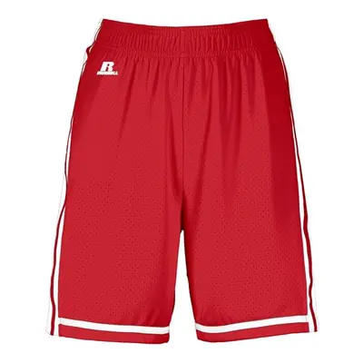 Russell 4B2VTX.TRW.XL Ladies Legacy Basketball Shorts, True Red & White - Extra Large