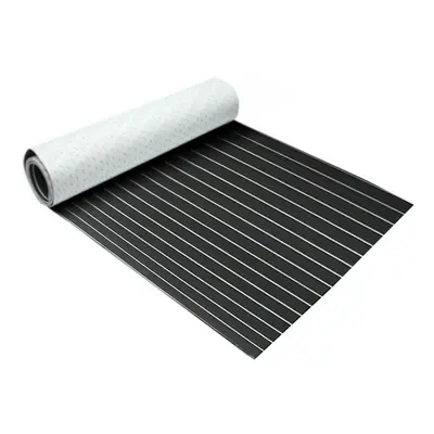 (Dark Gray + White Stripes) Styles 900x2000x5mm Marine Flooring Faux Teak EVA Foam Decking Sheet