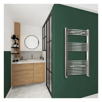 Clearance Sale Curved Bathroom Radiator Chrome 1200x600mm