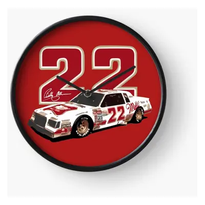 (Bobby Allison Retro Stock Car=5093) Wall Clock Inch Funny Mantel & Tabletop Art Decor for Home 