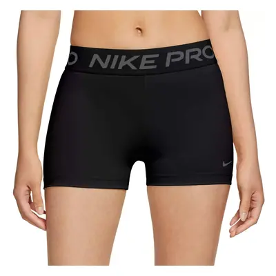 Nike Womens Pro 3in Shorts Black gray Large