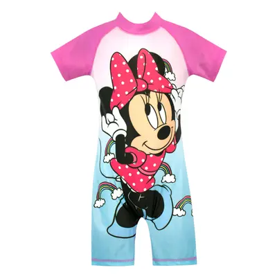 Disney Girls Minnie Mouse Swimsuit Size 3T Blue