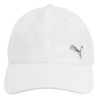 PUMA womens Evercat Opal Adjustable Baseball Cap White/Gold One Size