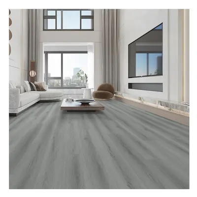 Set of Grey Realistic Woodgrain Effect Self Adhesive PVC Flooring Wood Plank Waterproof