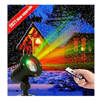 (UK) Christmas LED Projector Outdoor Landscape Stage Xmas Lamp